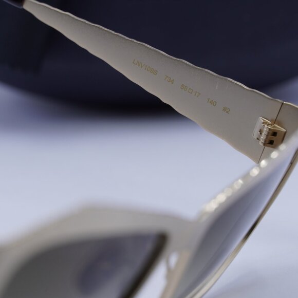 Final Price! Lanvin LNV109S 734 Gold/Khaki Sunglasses main image 10
